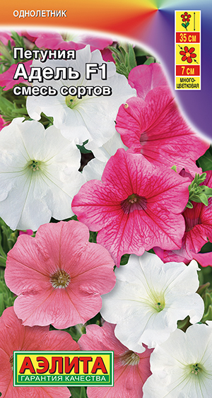 Петуния Адель F1 многоцветковая, смесь окрасок Петуния Адель F1 многоцветковая, смесь окрасок