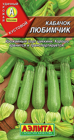 Кабачок цуккини Любимчик Кабачок цуккини Любимчик