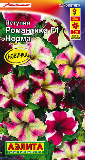 Петуния Романтика F1 норма - фото Петуния Романтика F1 норма - фото